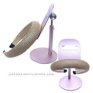 Gold Faux Pearl Rhinestone Headband